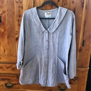 Flax top by Jeanne Engelhart
